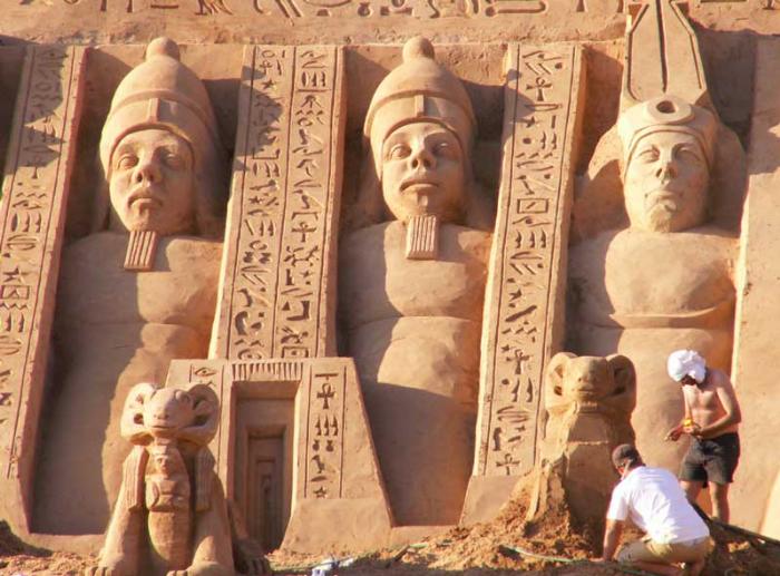 Algarve sand sculpture