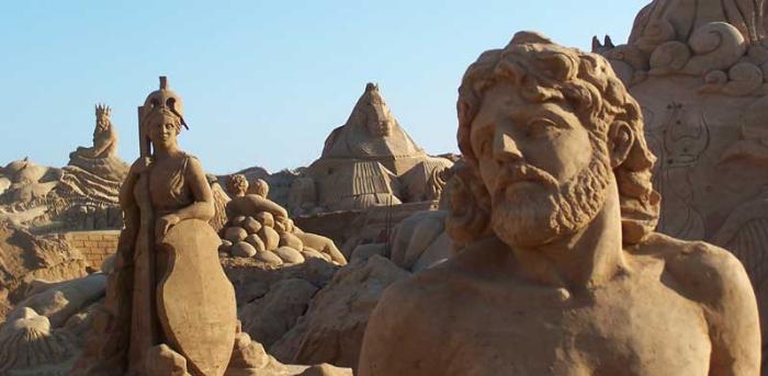 Algarve sand sculpture